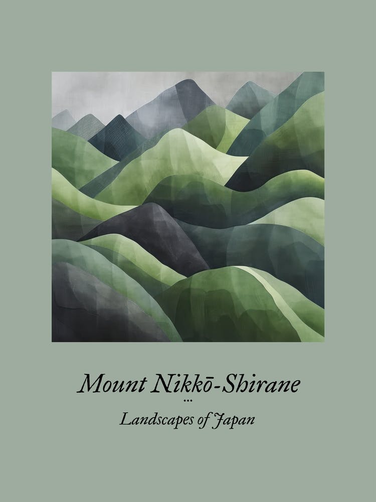 Landscapes Of Japan Mount Nikko Shirane
