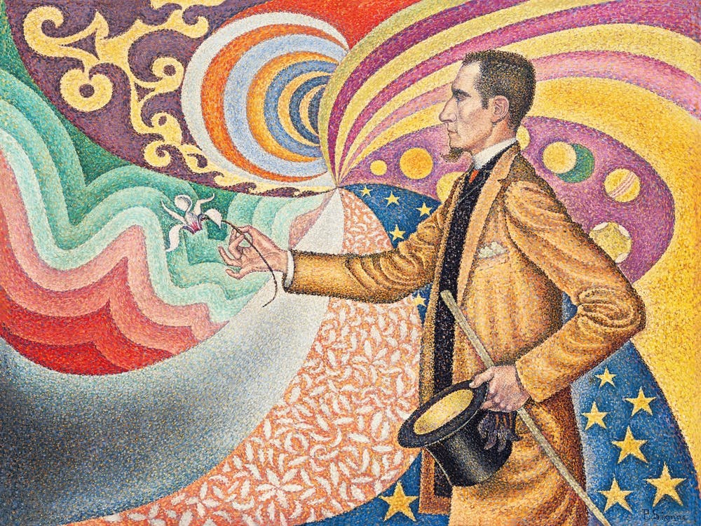 Portrait Of Felix Feneon (1890), Paul Signac