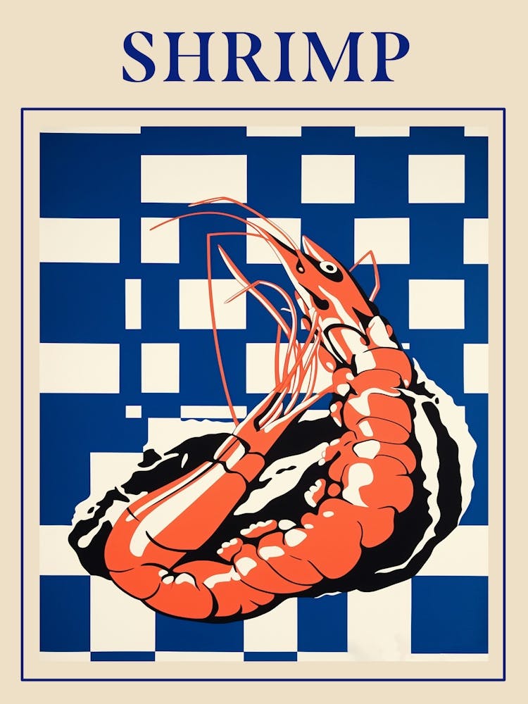 Shrimp Seafood Poster