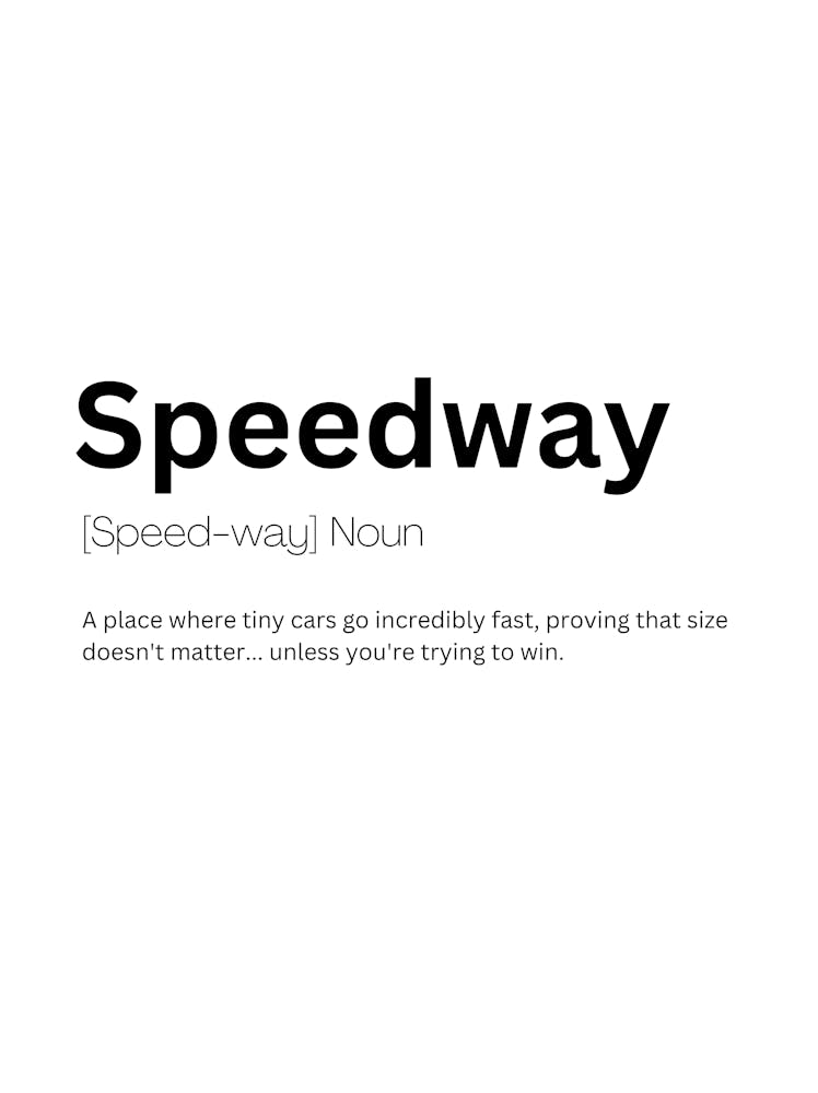 Speedway Definition Meaning
