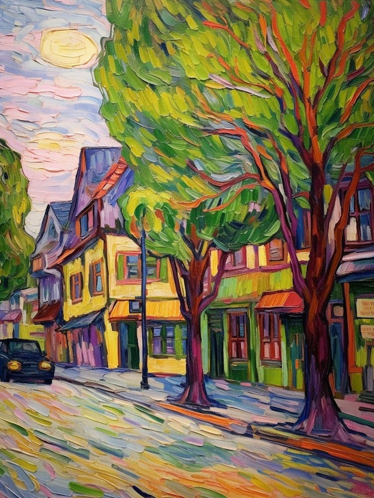 Leavenworth Washington Pointillism 5