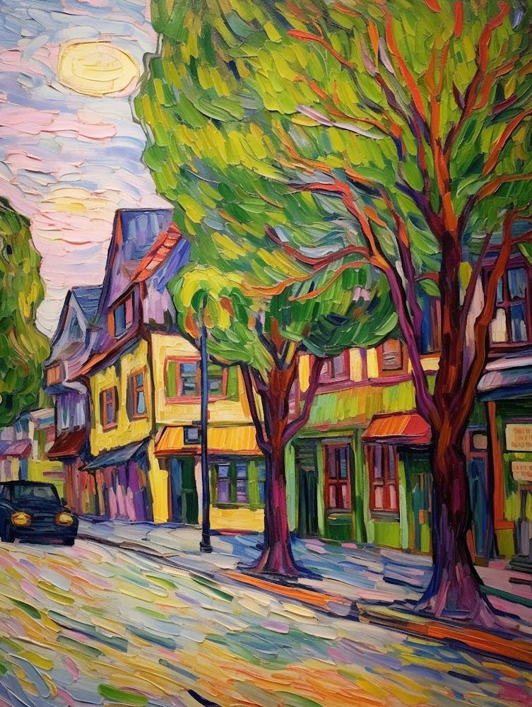 Leavenworth Washington Pointillism 5