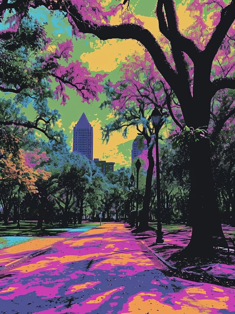 City Park Retro Pop Art 4