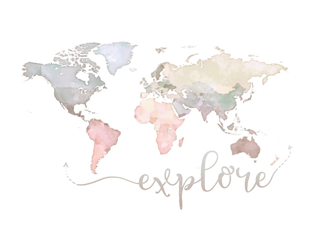 World Map Explore No 250