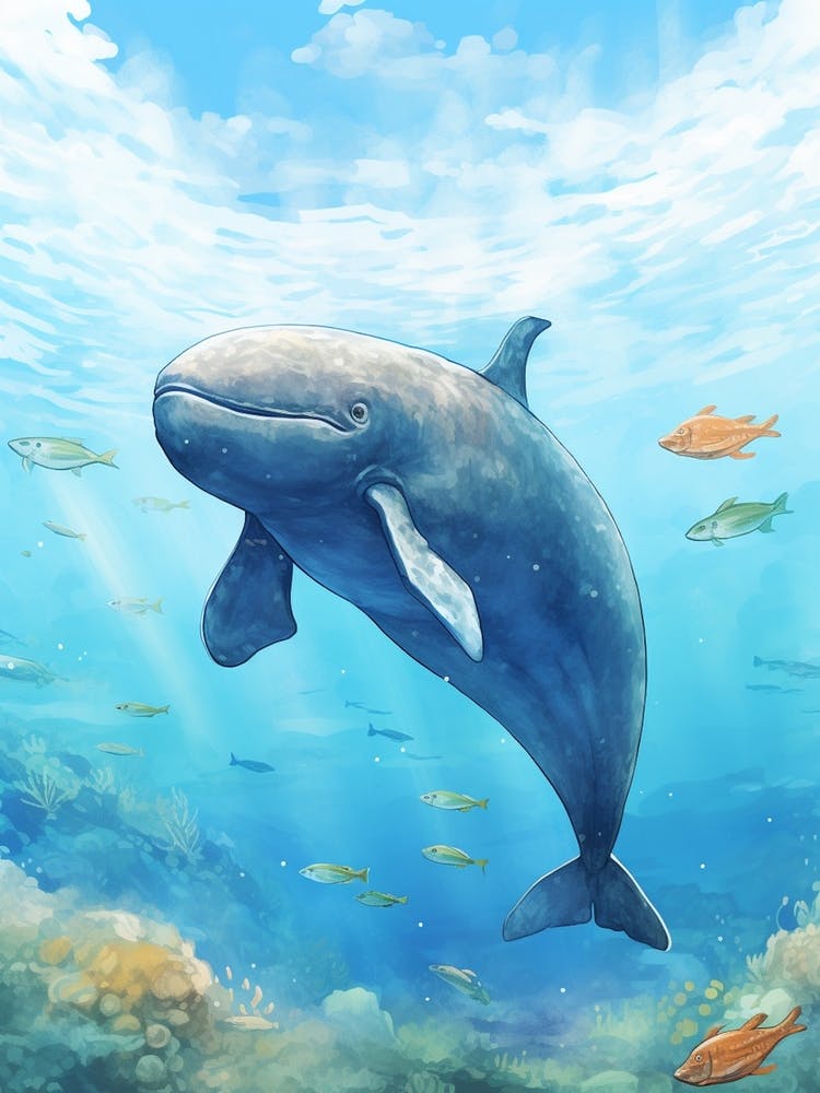 Whale In Ocean 3