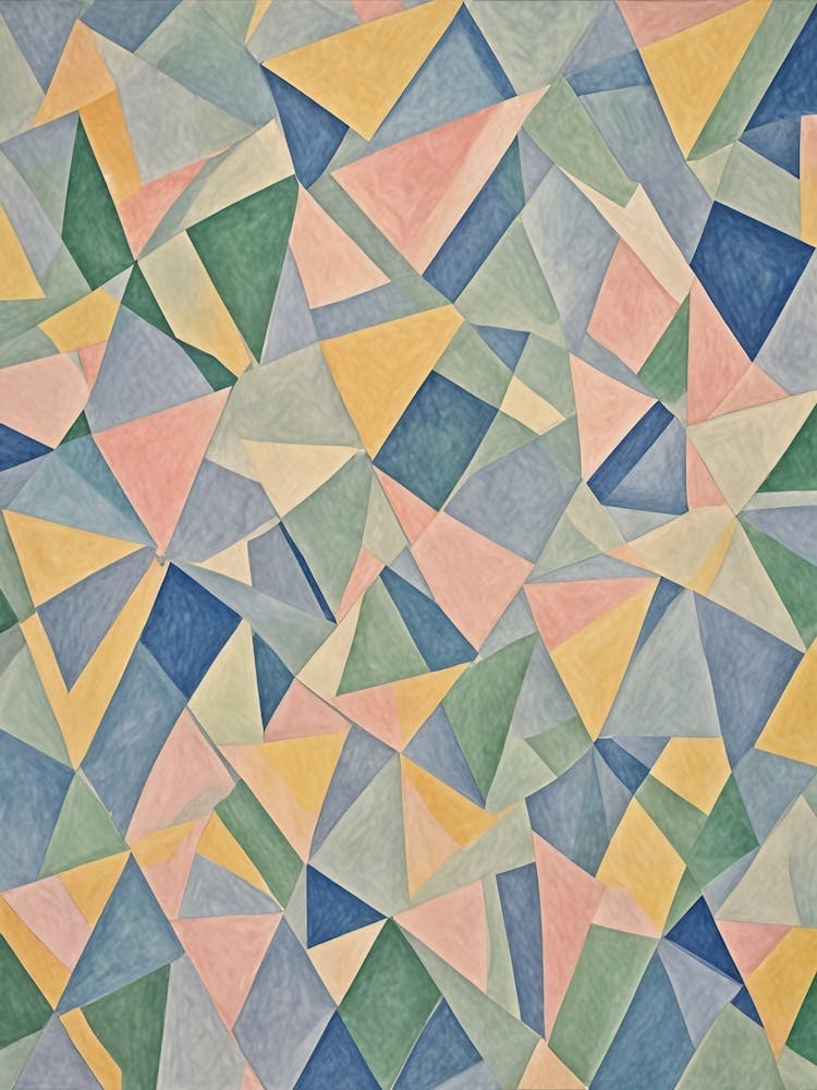 Pastel Triangles no1