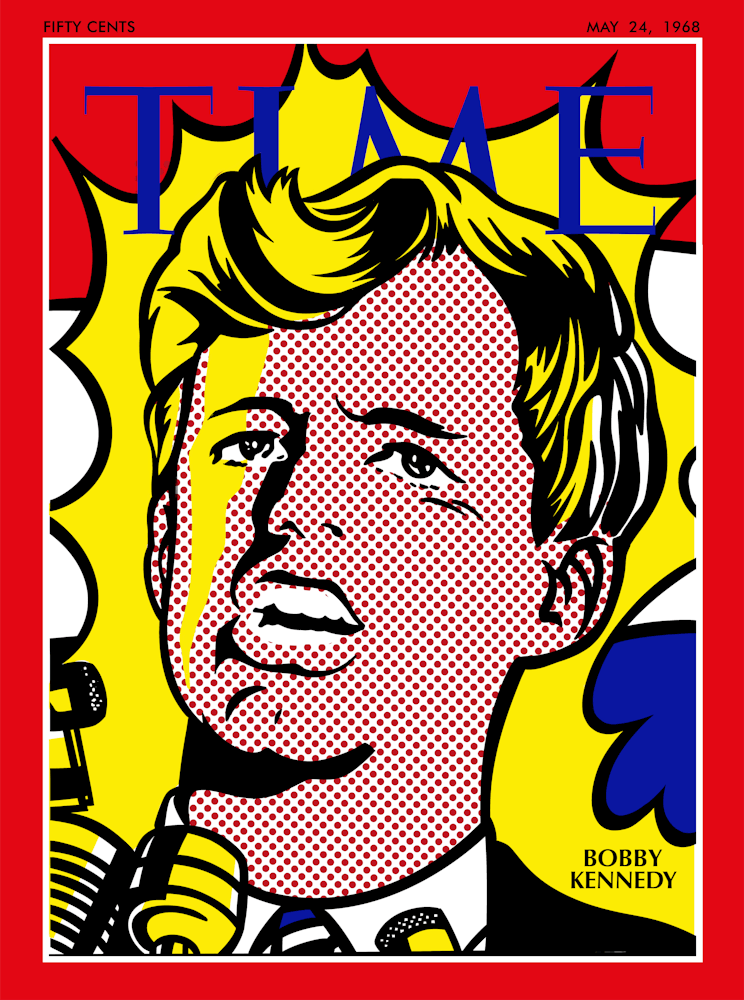 Bobby Kennedy 1968 Time Cover | Roy Lichtenstein