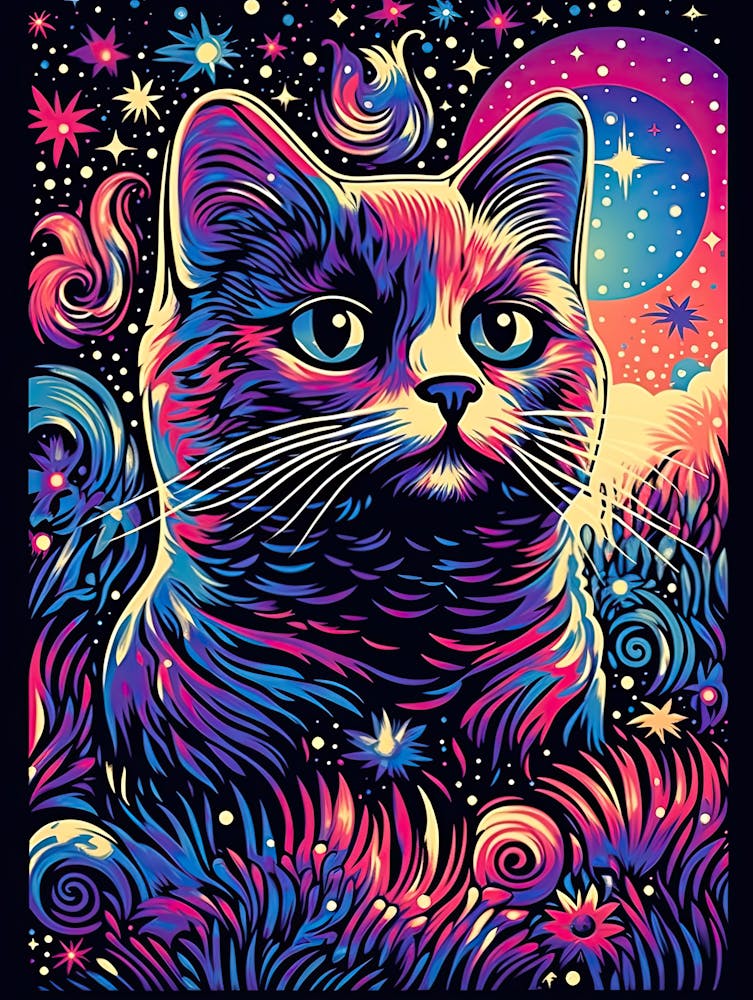Nebula Clawsome, Psychedelic Cats series