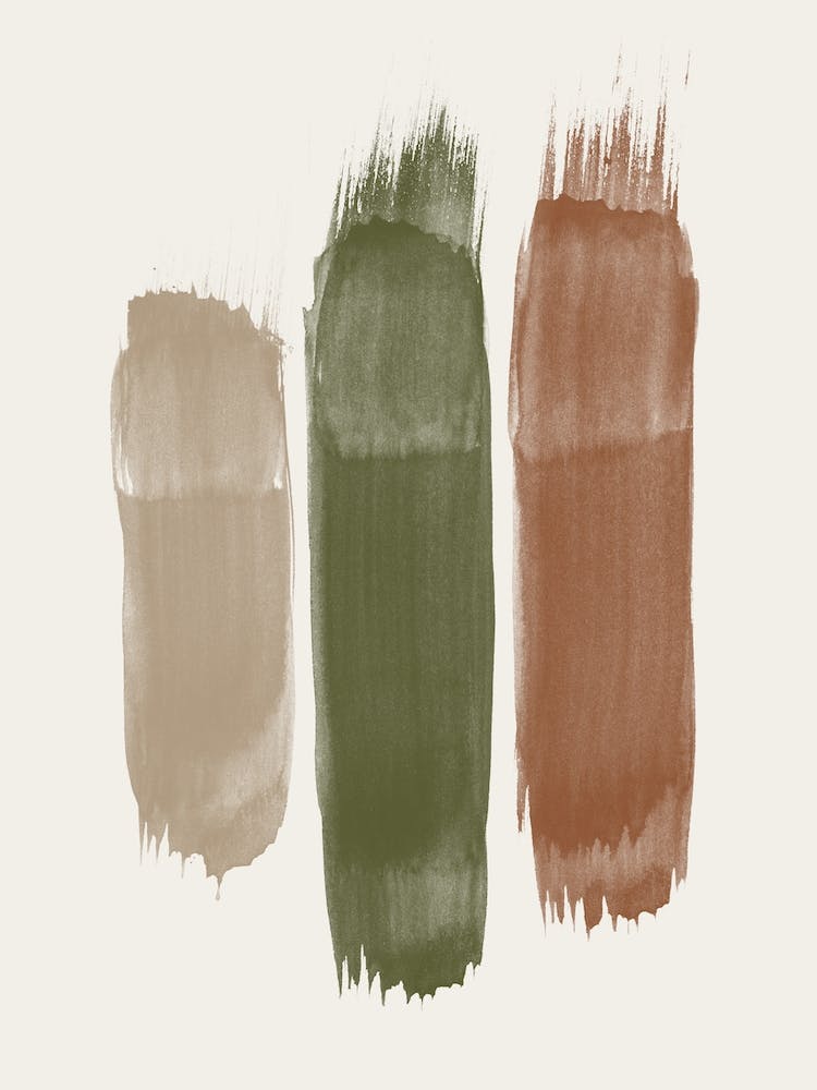 Abstract Brush Strokes No 695