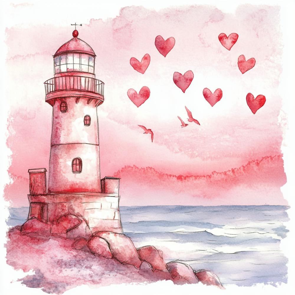 Valentine'S Day Lighthouse 8