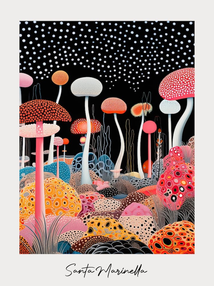 Poster Of Santa Marinella, Italy, Illustration In The Style Of Pop Art 2