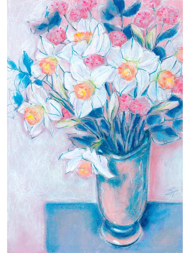 Daffodils In Vase