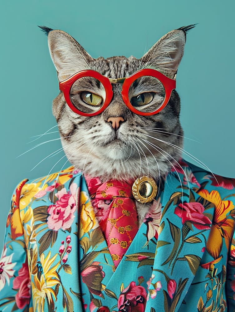 Fashionista Cat Vibes