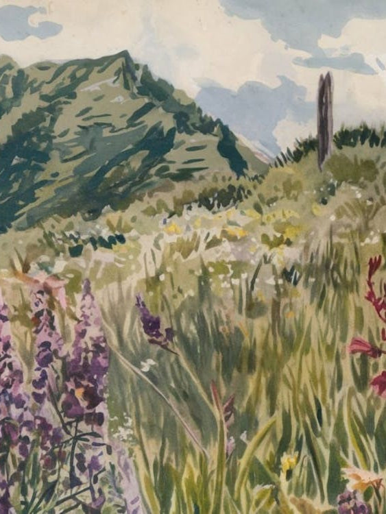 Majestic Mountain Meadow - Serene Landscape