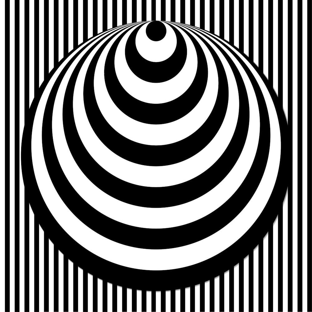 Black And White Circles & Stripes