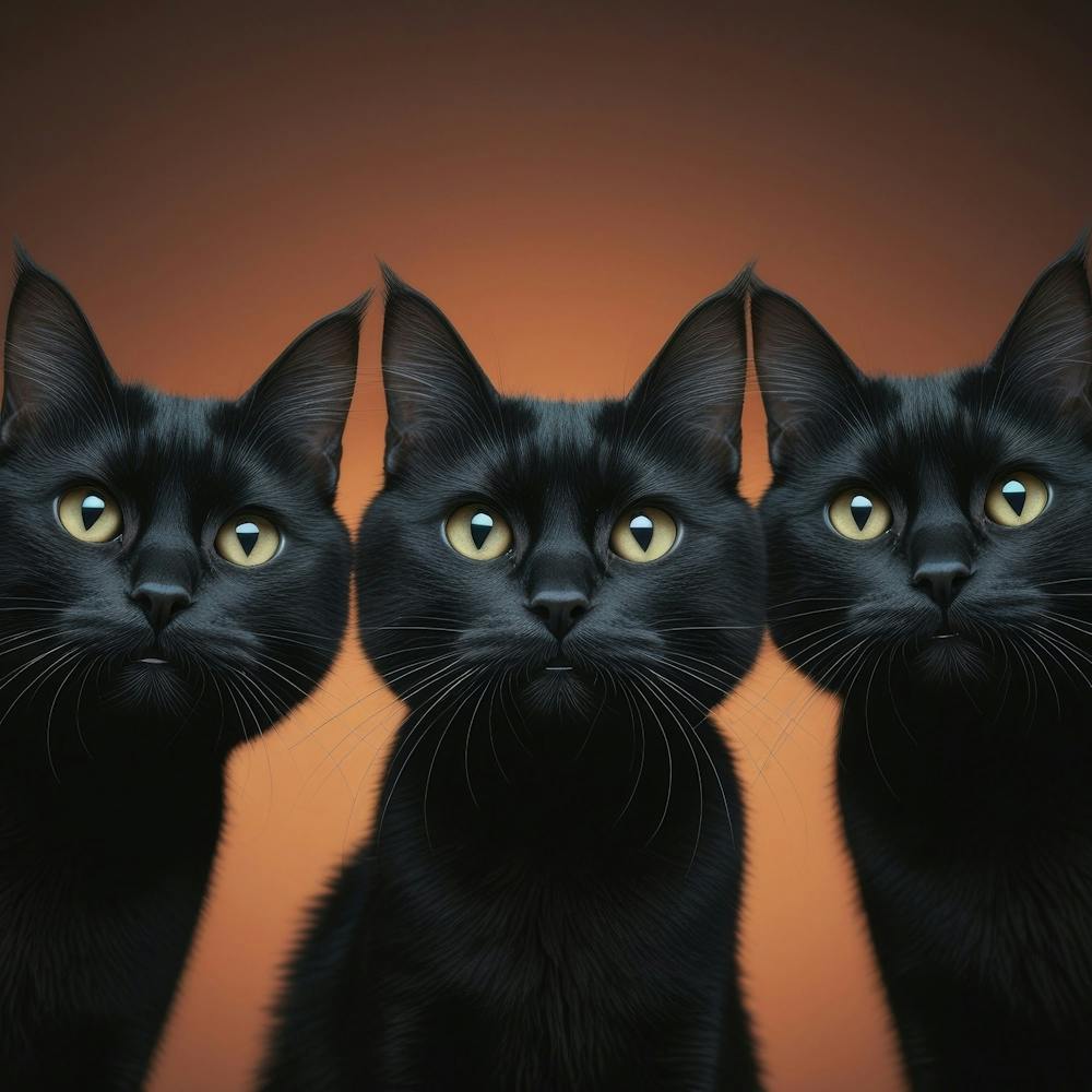 Three Black Cats 1