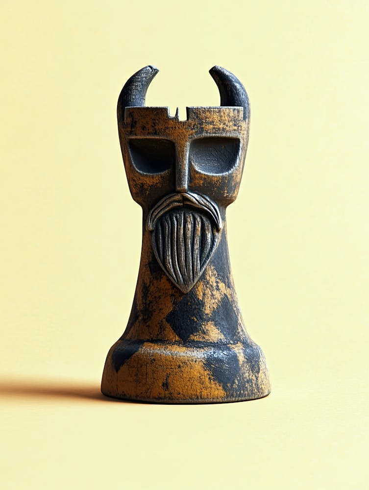 Viking Chess Piece, Viking's Chess, Tafl Game