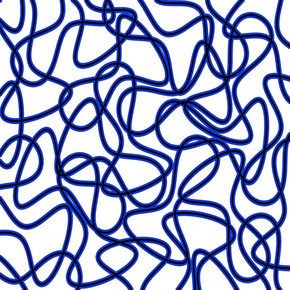 Abstract Blue Lines
