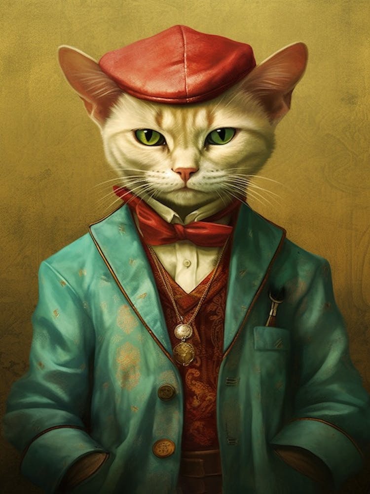 Gangster Cat Ukrainian Levkoy