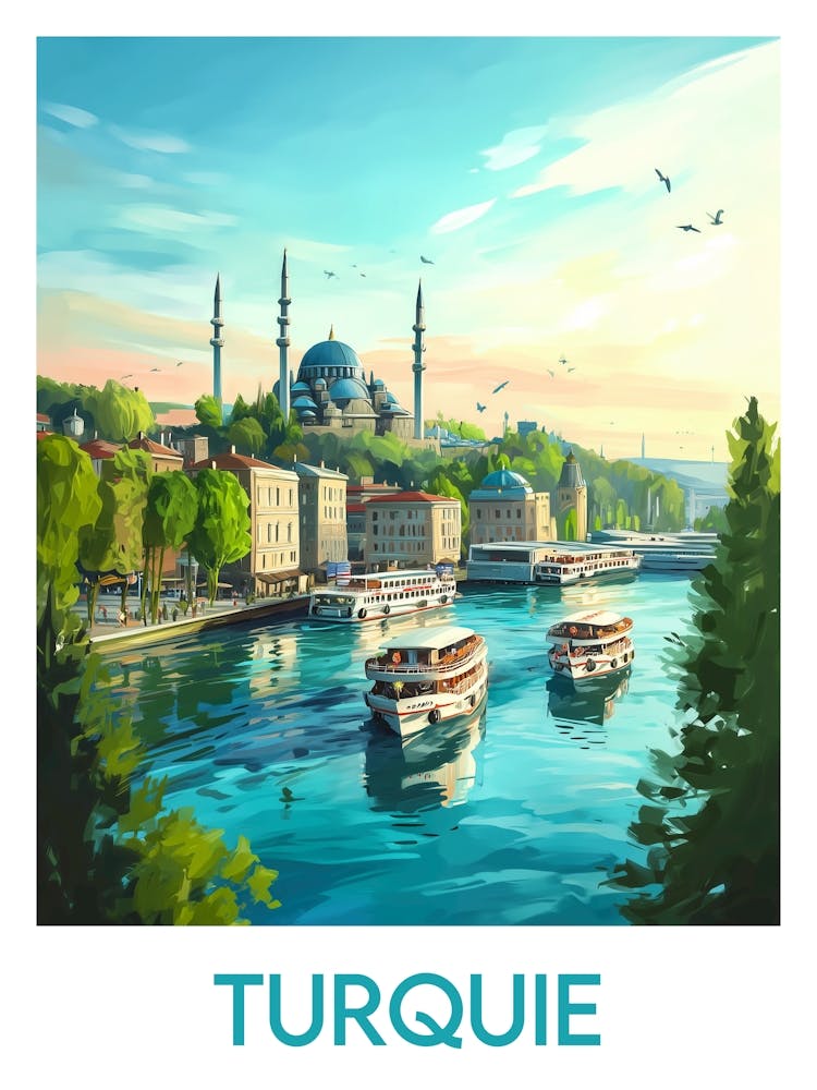 Reiseposter Türkei