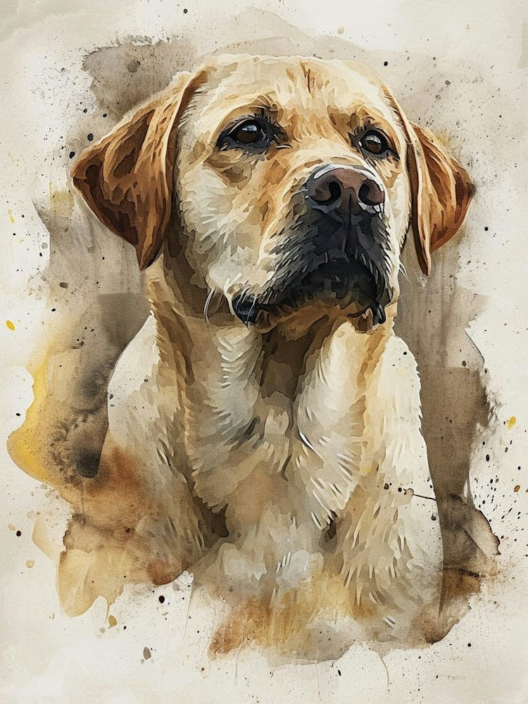Labrador Retriever Watercolor Painting 2