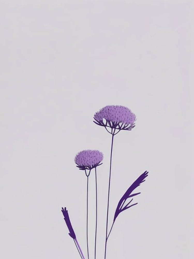 Purple Prairie Clover Wildflower Simplicity