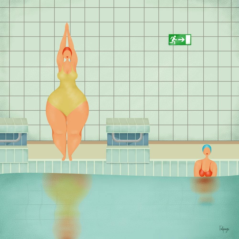 Swimmer 4 Square