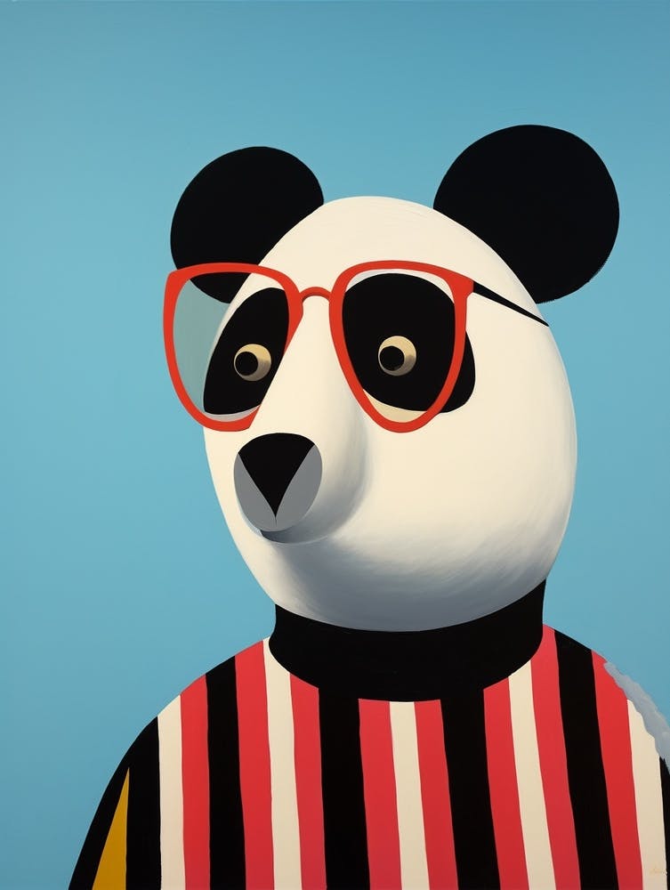 Little Panda 1 Wearing Sunglasses