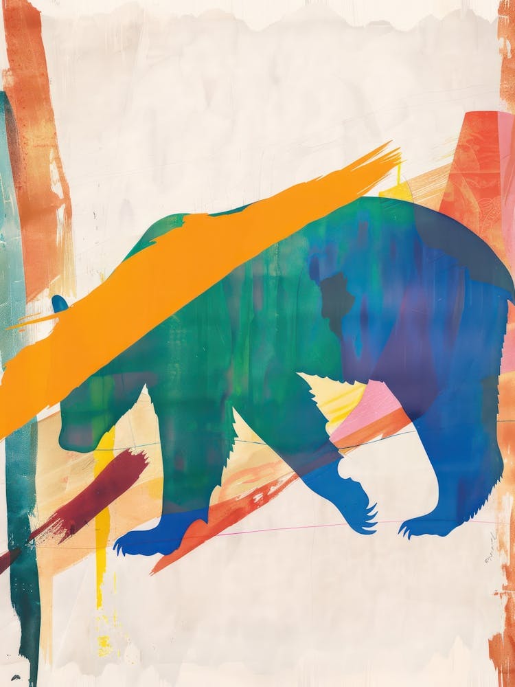 Bear 4 Cut Out Collage