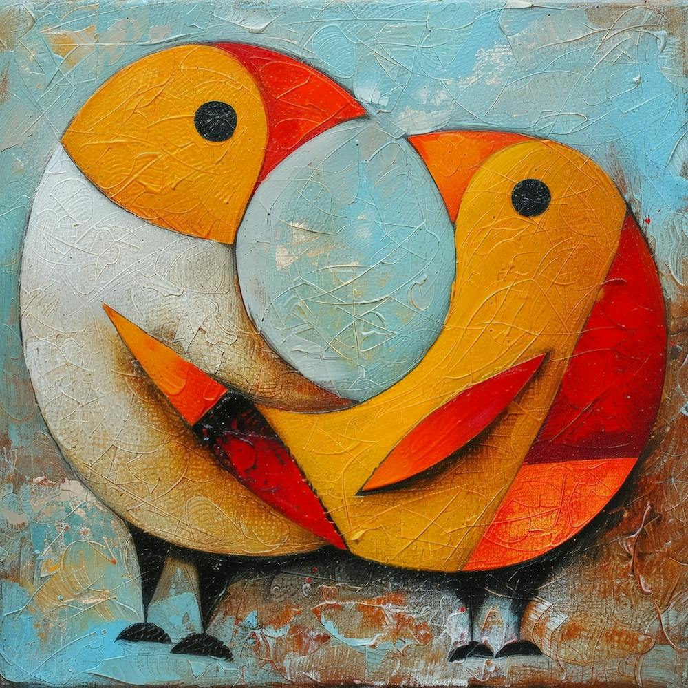 Birds In Love