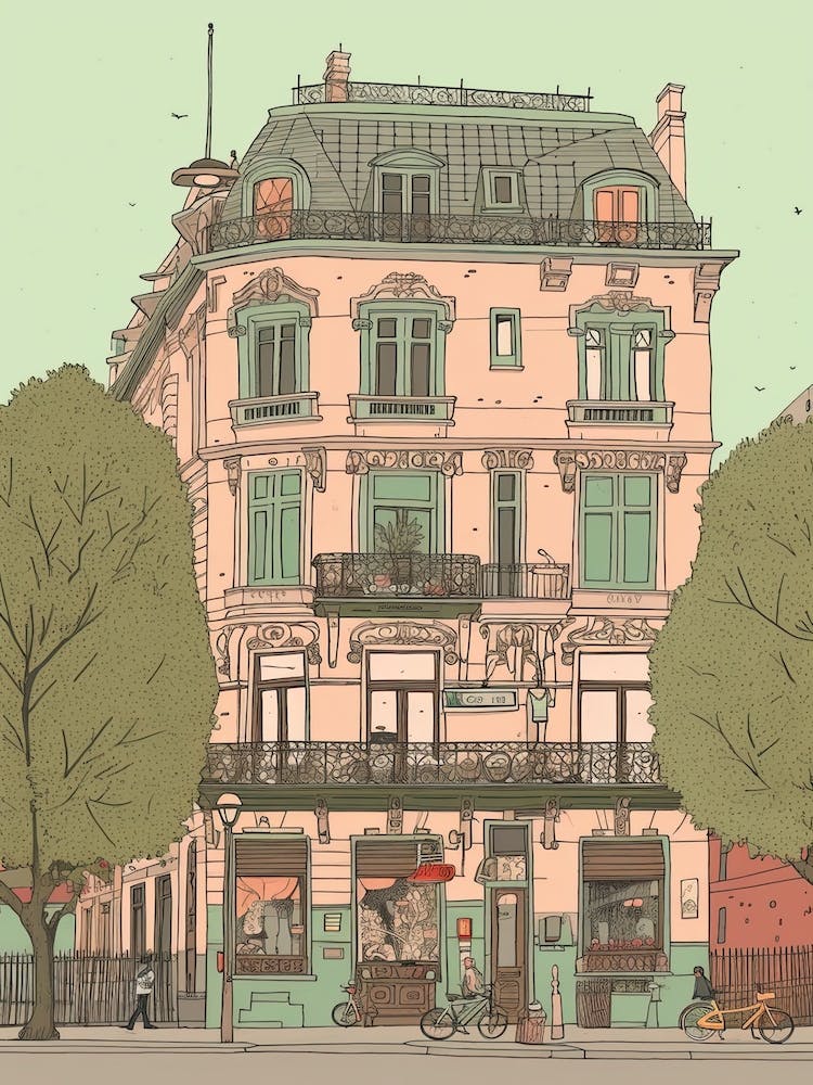 Buenos Aires Argentina Travel Illustration 2