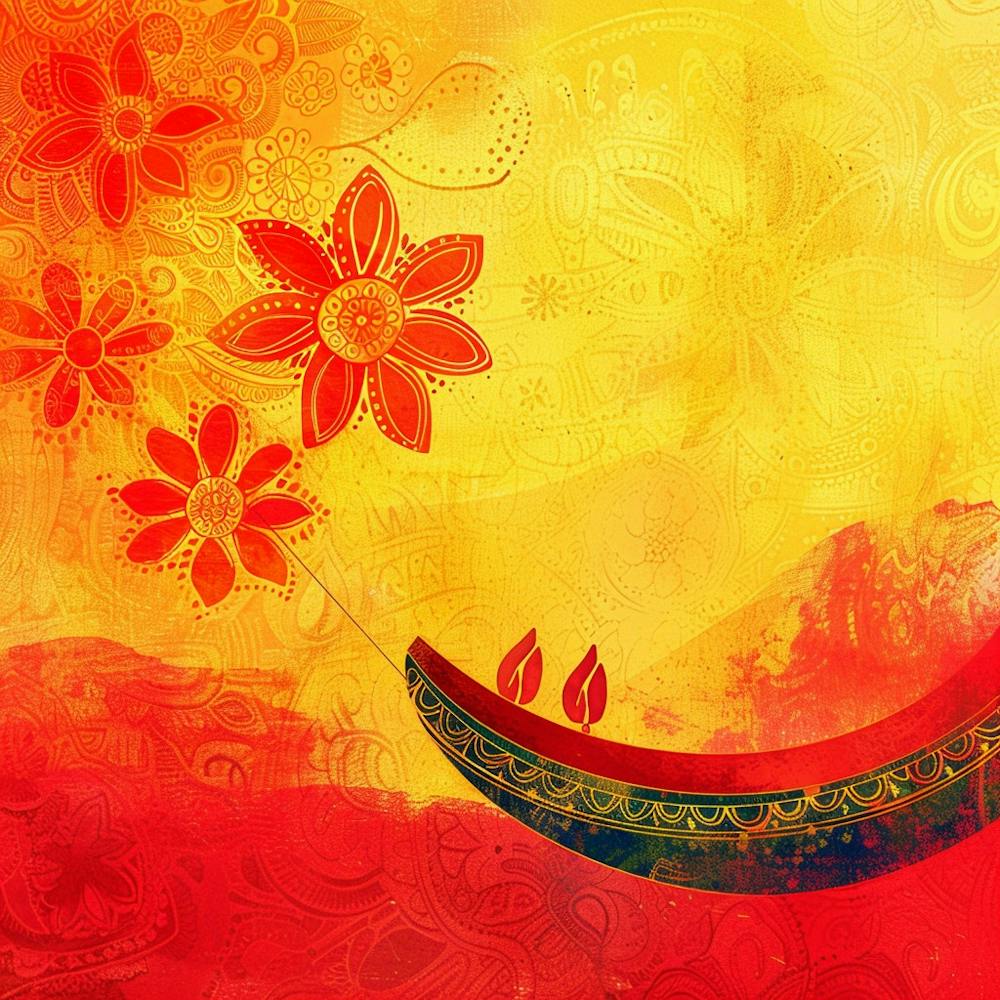 Diwali Grußkarte 1