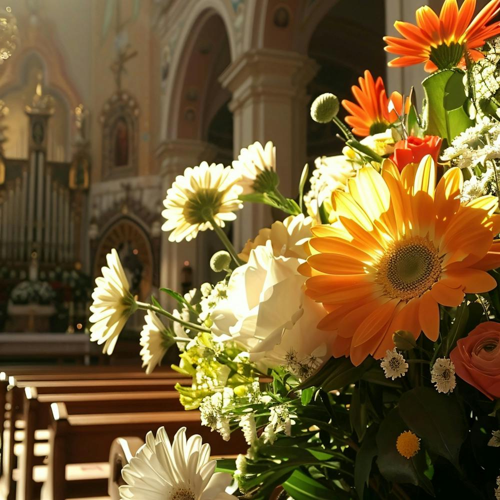 Flowers In Church