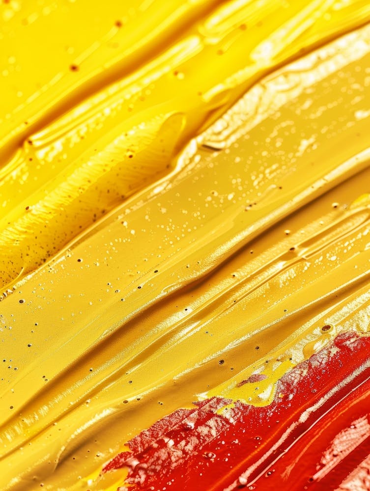 Nahaufnahme Von Roter Und Gelber Farbe