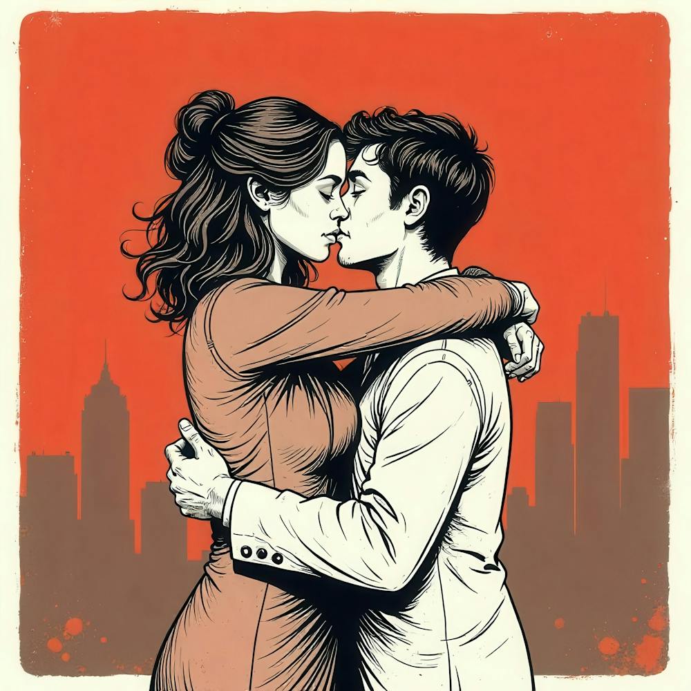 Kissing Couple 1