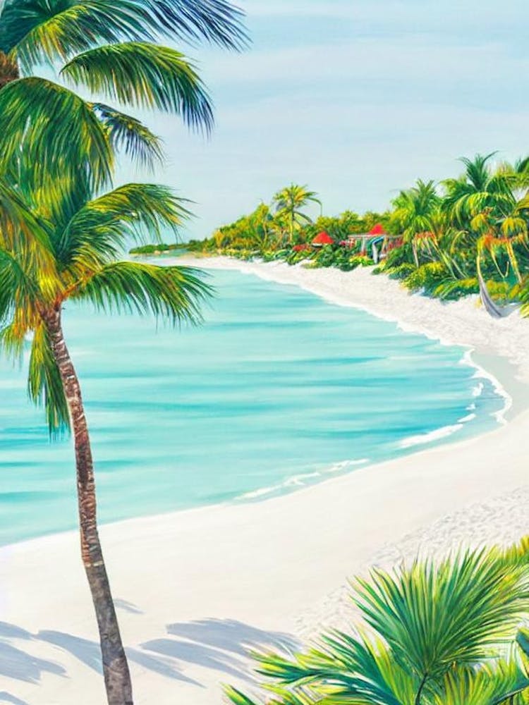 Delray Beach, Florida Zeitgenössische Illustration 1