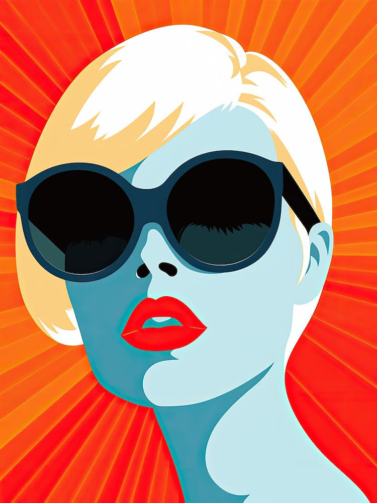 Vibrant USA Pop Art Fusion