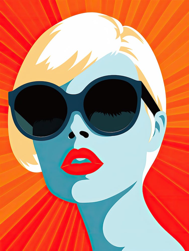 Vibrant USA Pop Art Fusion