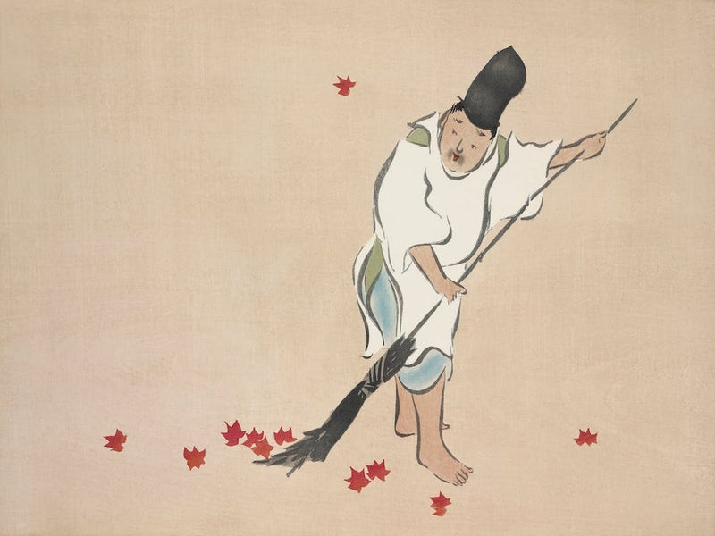 Raking From Momoyogusa –Flowers Of A Hundred Generations (1909), Kamisaka Sekka