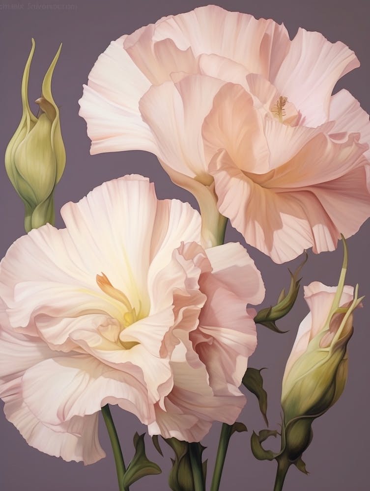 Floral Illustration Lisianthus 3