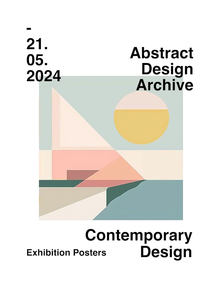 Poster Archive de Design Abstrait 31