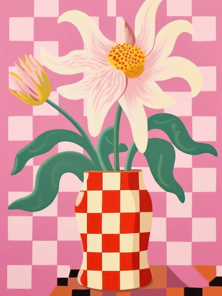 Lilies Flower Vase 3