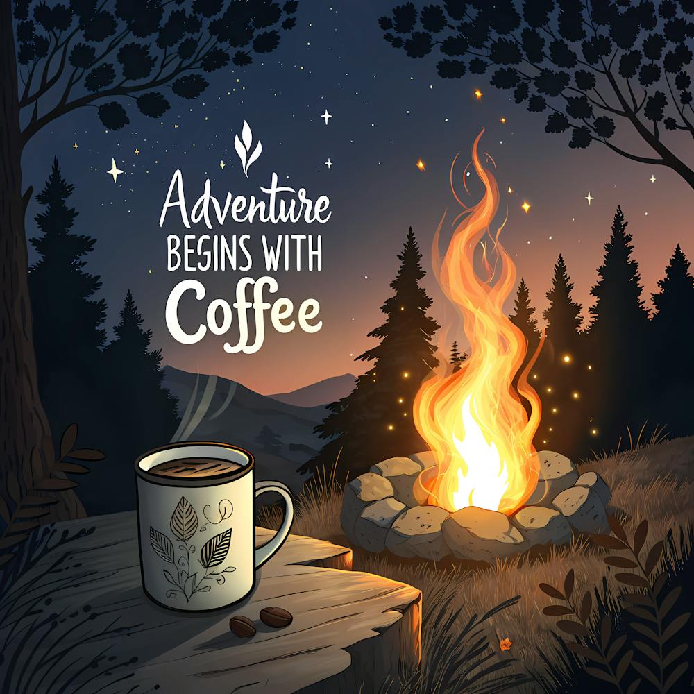Adventure Begins With Coffee 1