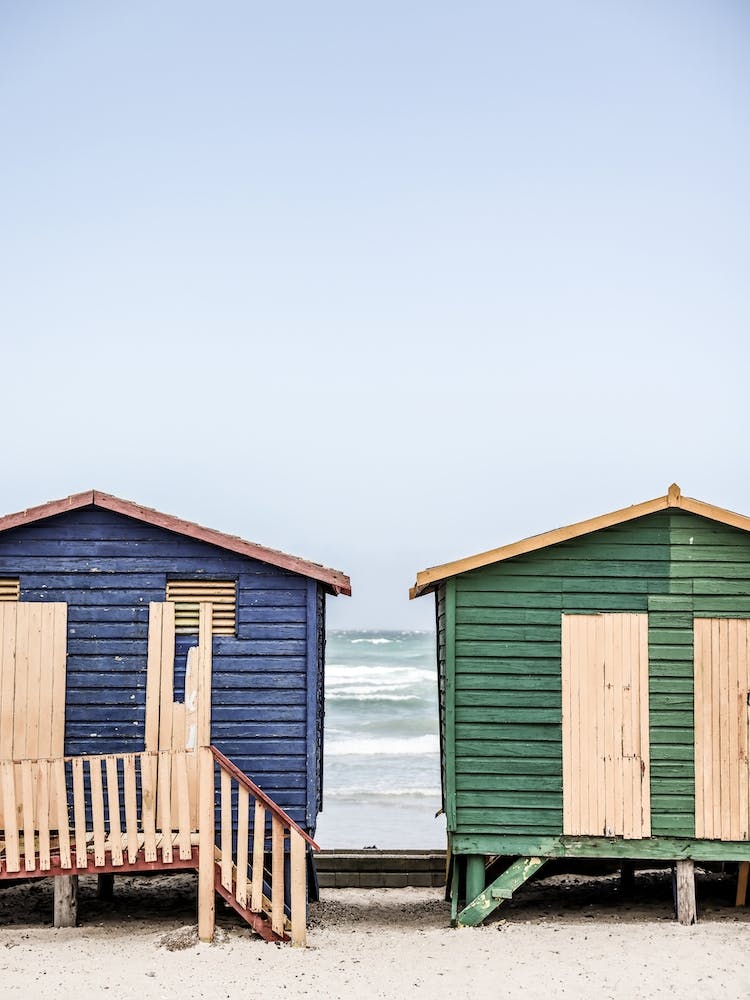Blue & Green Hut