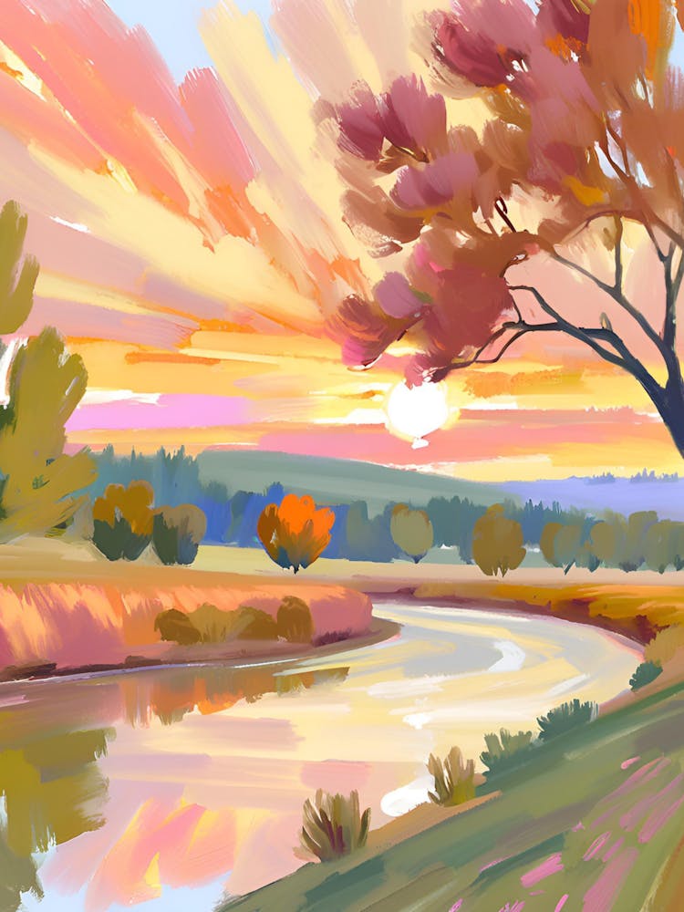 Sunset By The River 3