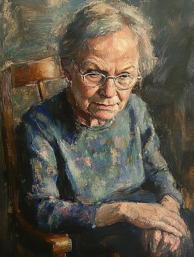 Portrait Of An Old Lady