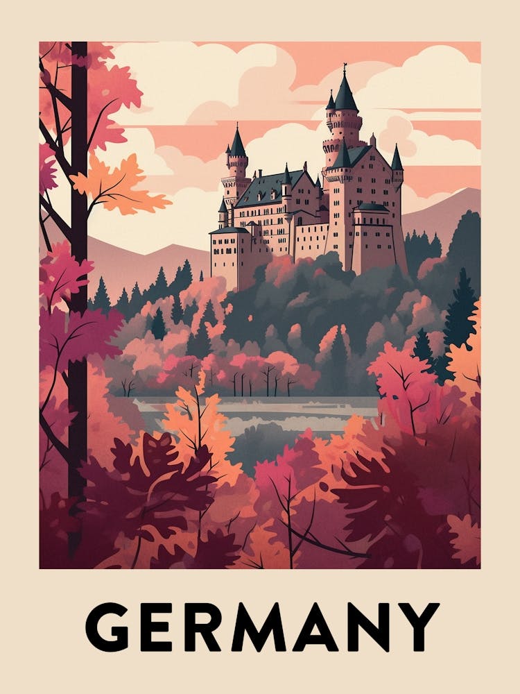 Vintage Travel Poster Germany 5