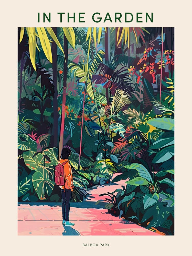 In The Garden Poster Balboa Park Usa 3