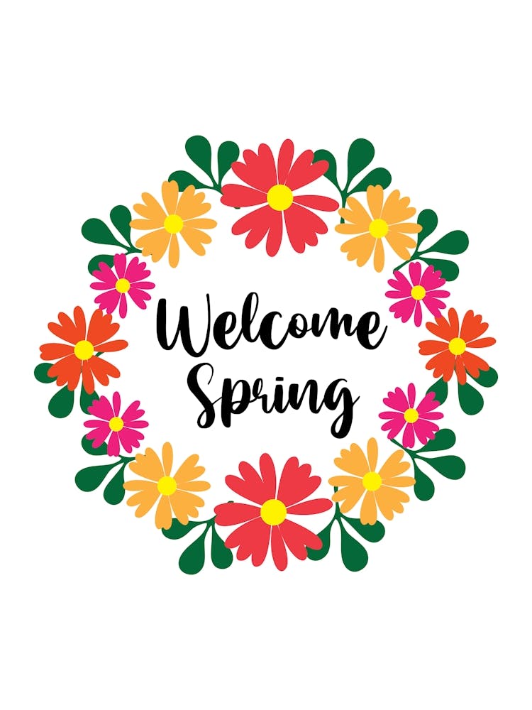 Welcome Spring Flower Border