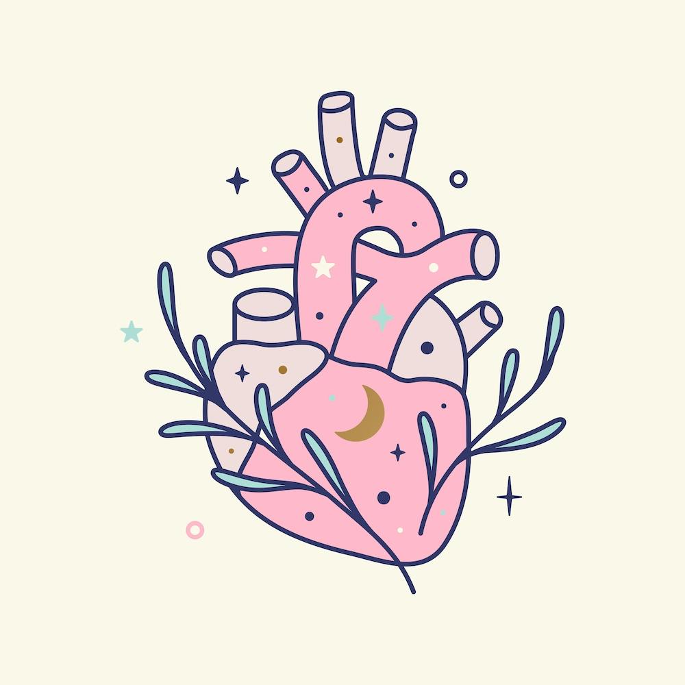 Heart With Foliage No2